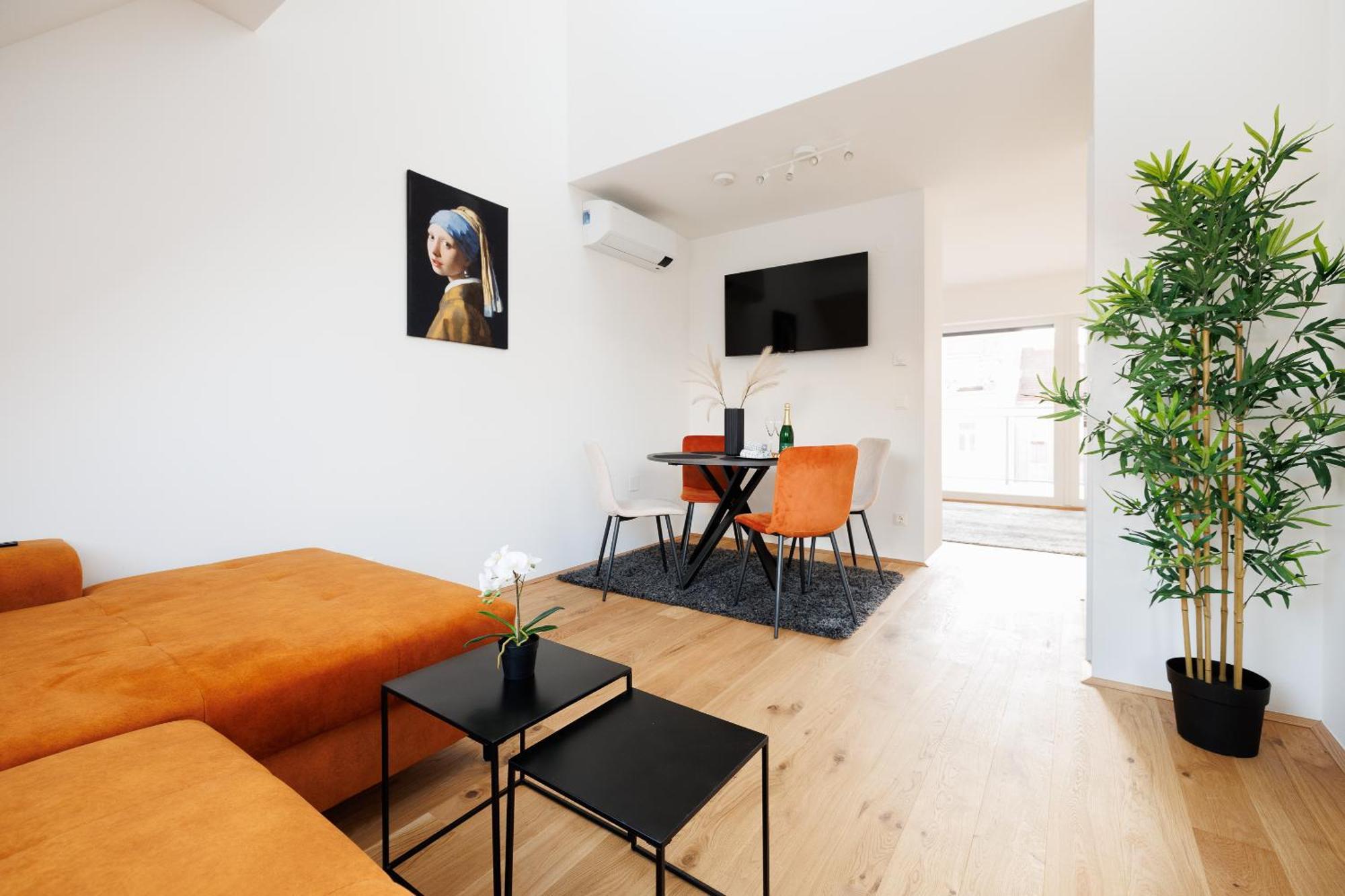 Symphony Apartments 42 - Modern Loft With Terrace And Grill In Central Location Bécs Kültér fotó